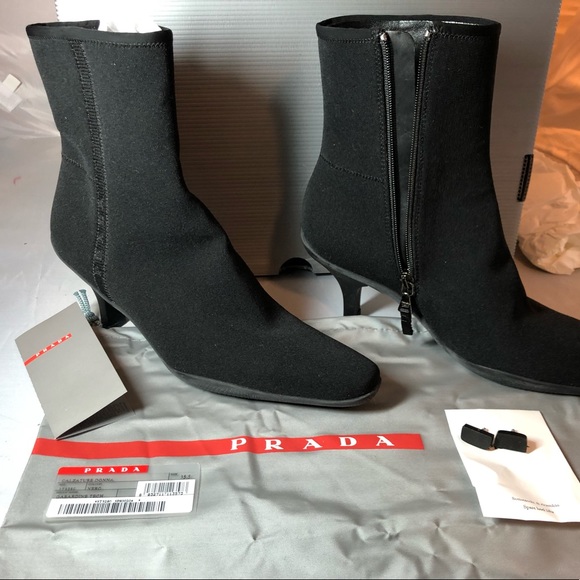 PRADA Gaberdine Tech 1/2 boot - Picture 1 of 5